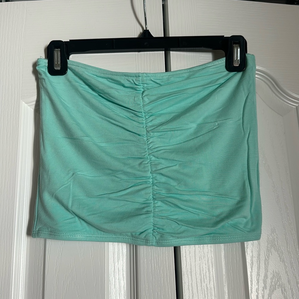 New with Tags Mint Green Ruched Salt Life Women's Bandeau size Medium